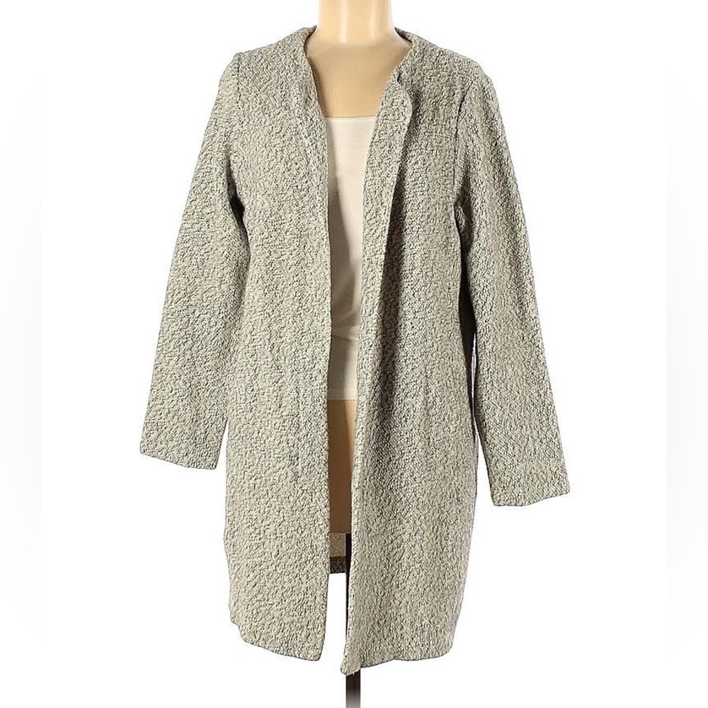 A NEW DAY Gray Heather Sweater Coat — Size Small — EUC